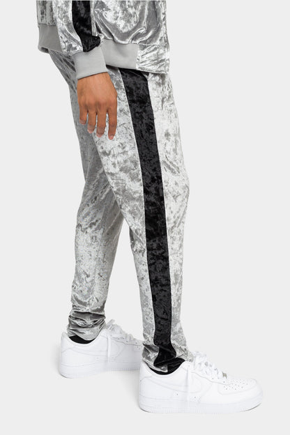 Accented Velour Track Suit