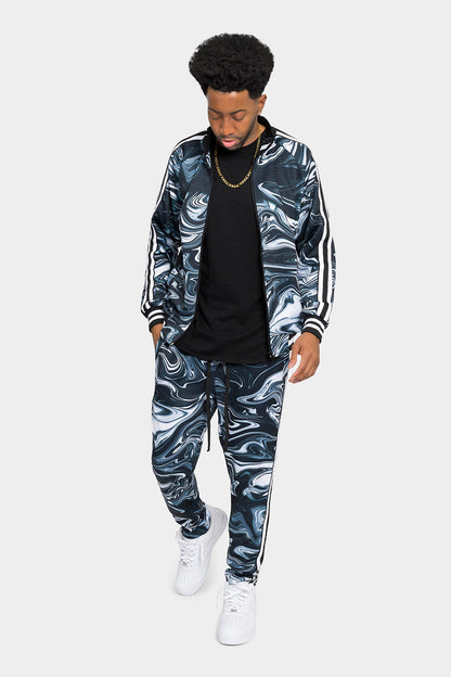 Smoky Marble Track Suit Set