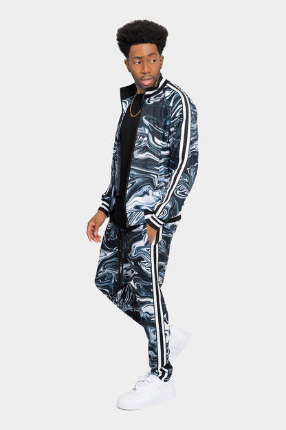 Smoky Marble Track Suit Set