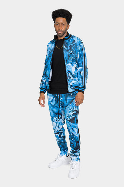 Smoky Marble Track Suit Set