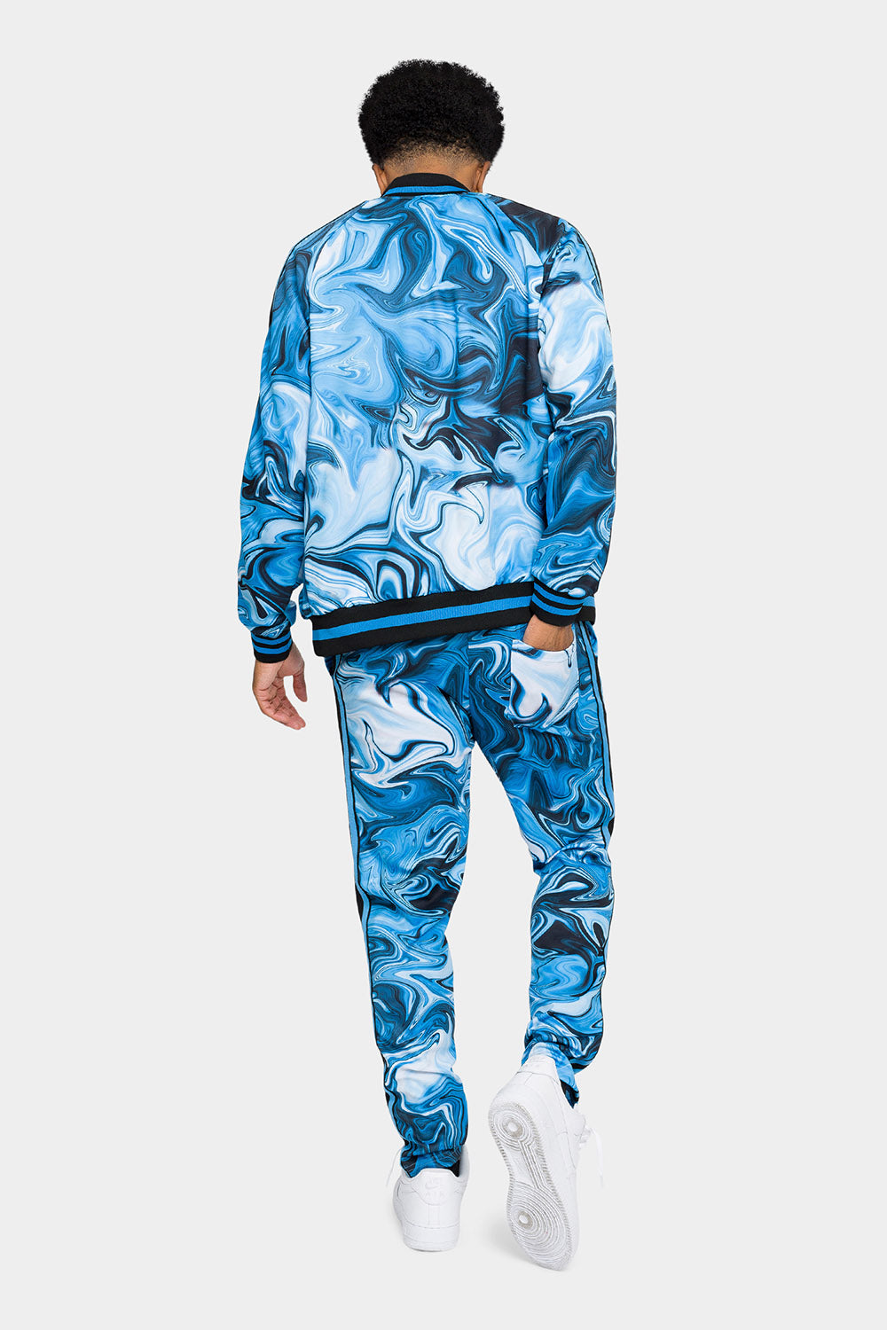 Smoky Marble Track Suit Set
