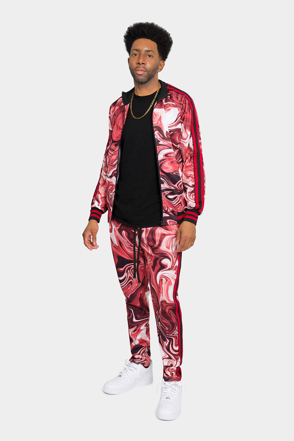 Smoky Marble Track Suit Set