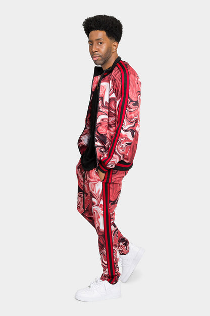 Smoky Marble Track Suit Set