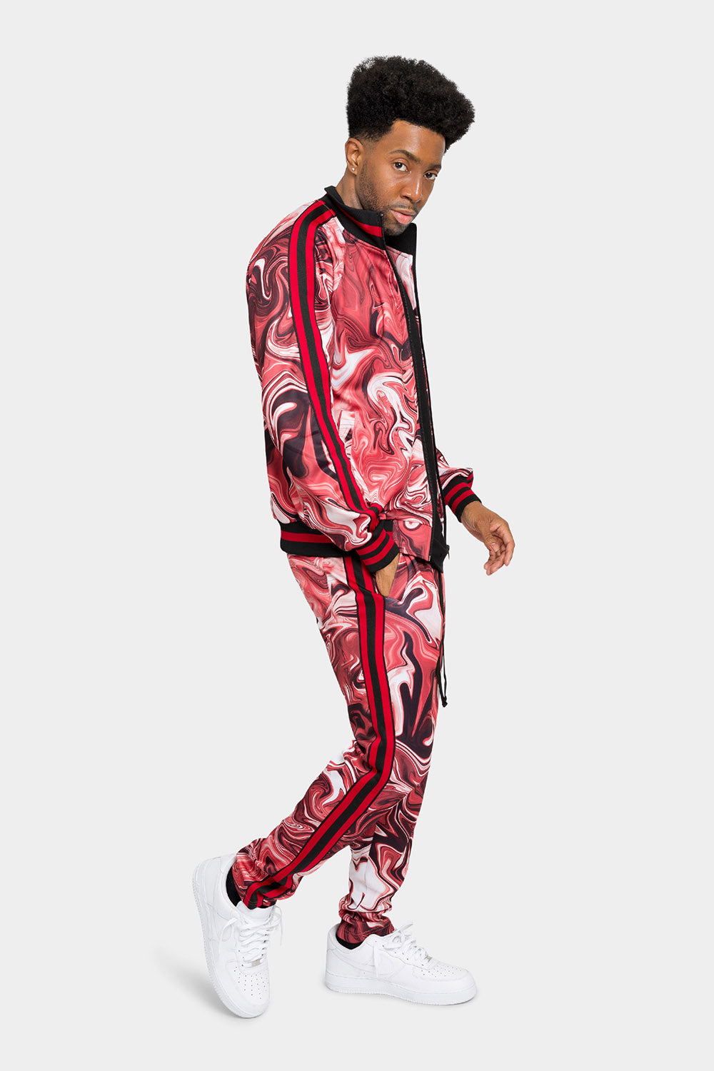 Smoky Marble Track Suit Set