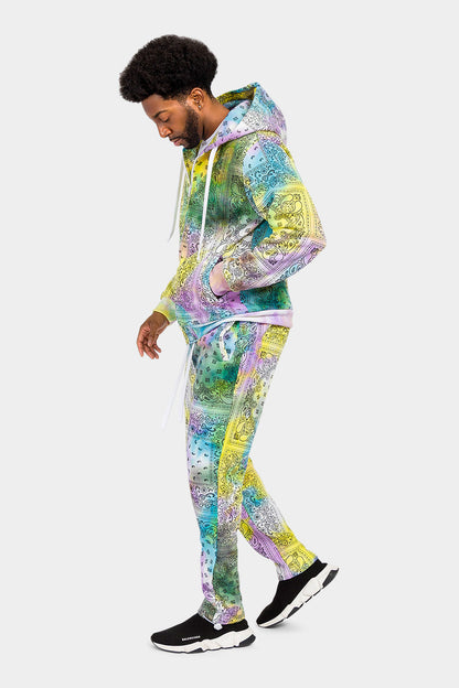 Bandana Paisley Tie Dye Track Suit