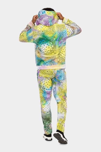 Bandana Paisley Tie Dye Track Suit