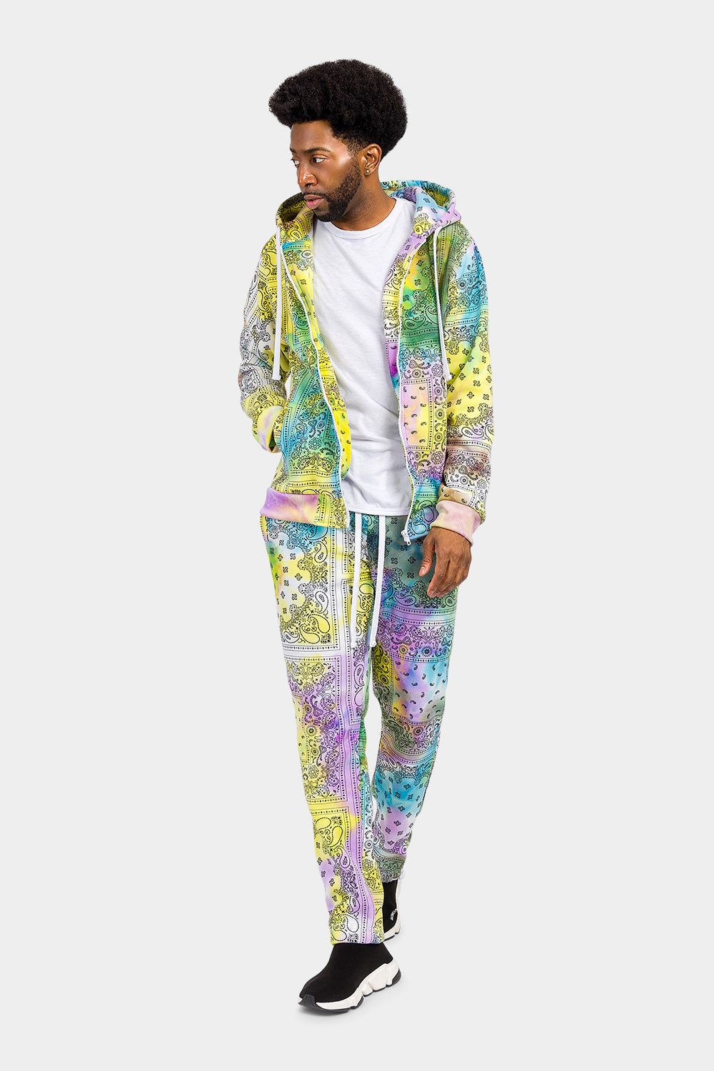 Bandana Paisley Tie Dye Track Suit