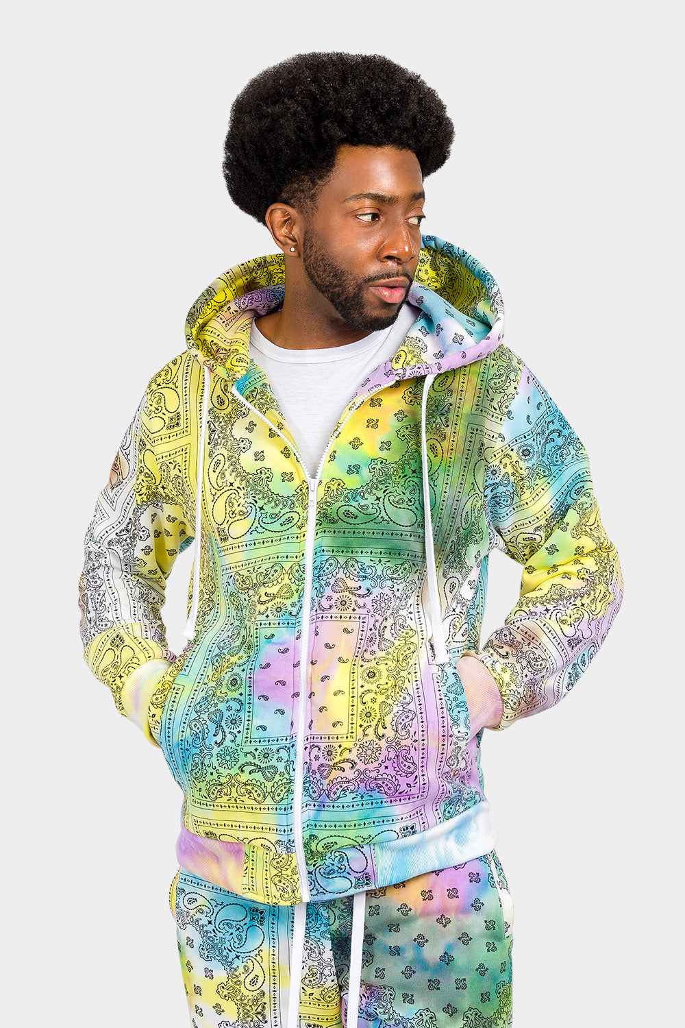 Bandana Paisley Tie Dye Track Suit