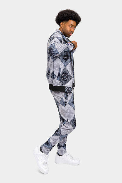 All Over Bandana Pattern Track Suit