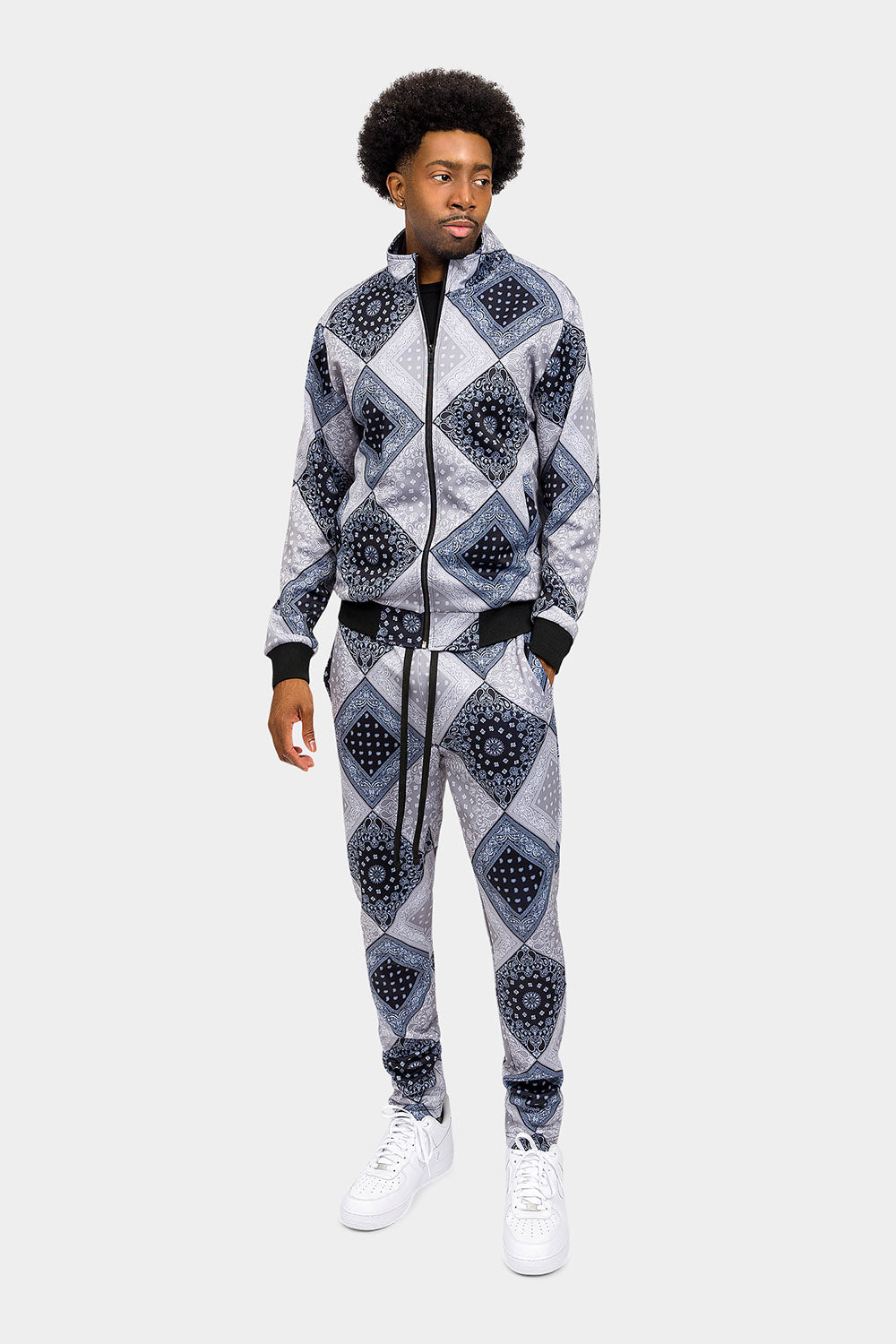 All Over Bandana Pattern Track Suit