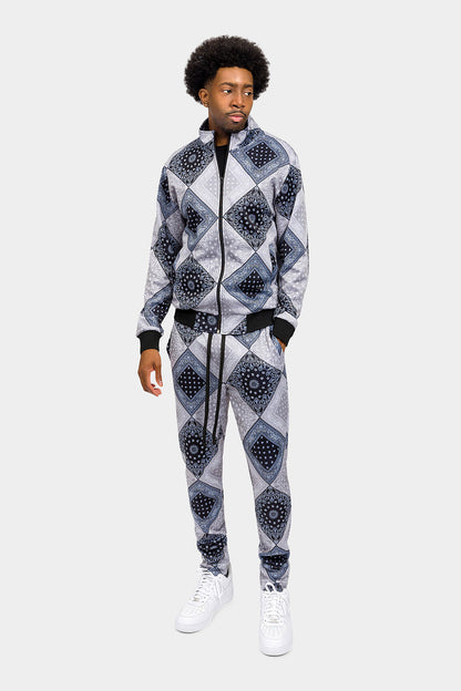 All Over Bandana Pattern Track Suit