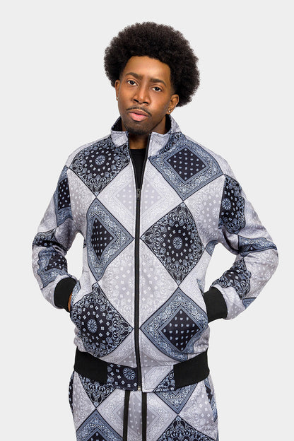 All Over Bandana Pattern Track Suit