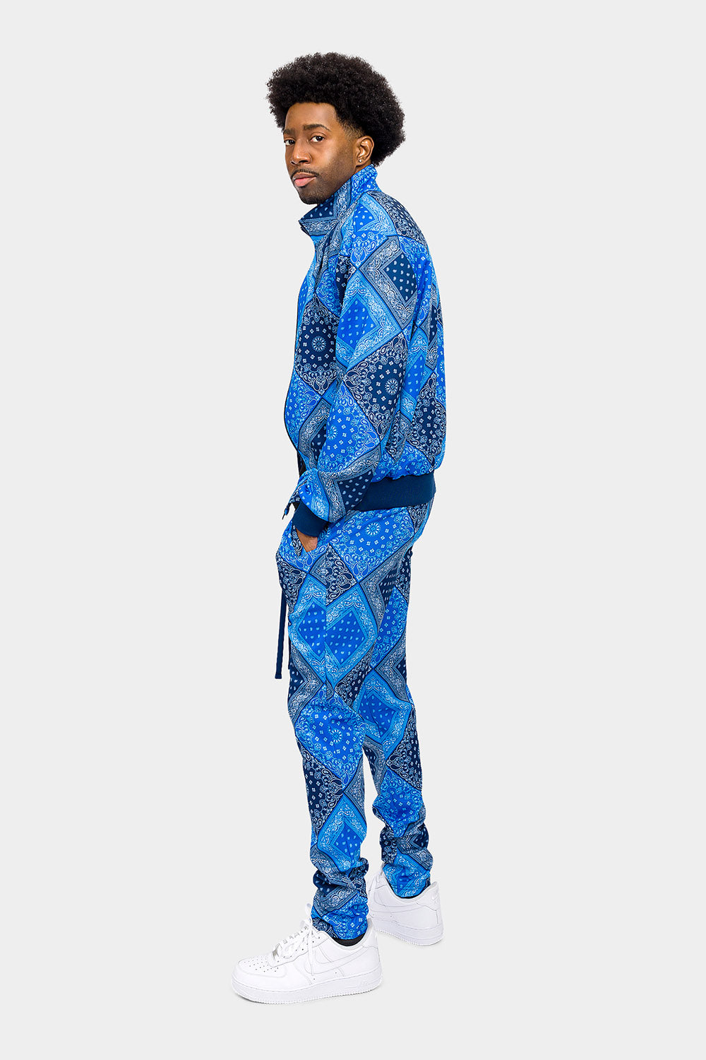 All Over Bandana Pattern Track Suit