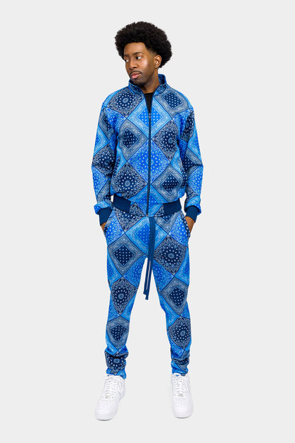 All Over Bandana Pattern Track Suit