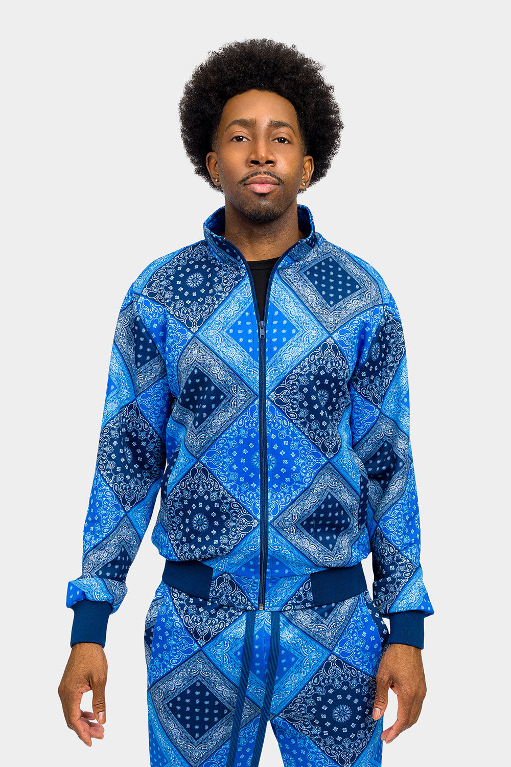 All Over Bandana Pattern Track Suit