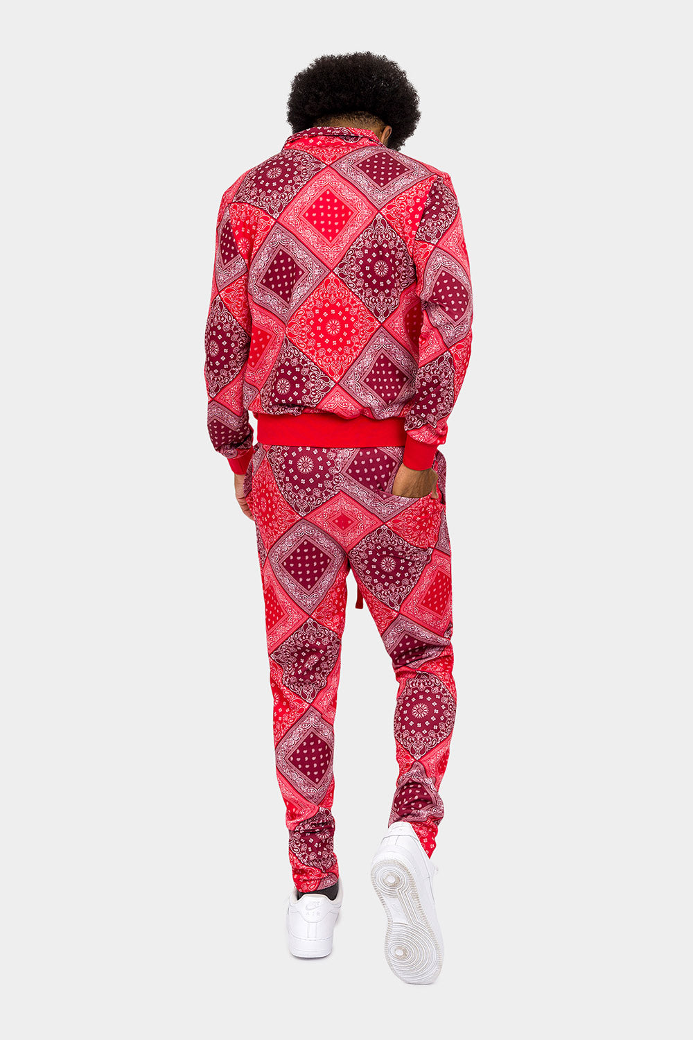 All Over Bandana Pattern Track Suit