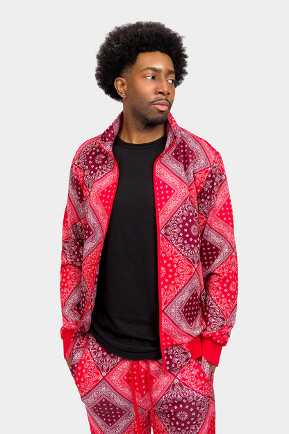 All Over Bandana Pattern Track Suit