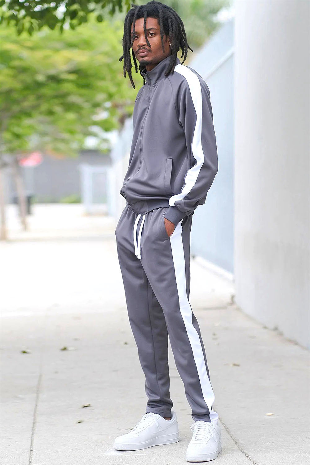 Essential Side Stripe Track Suit