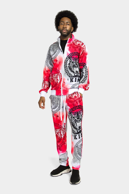 Tie Dye Tiger King Tracksuit