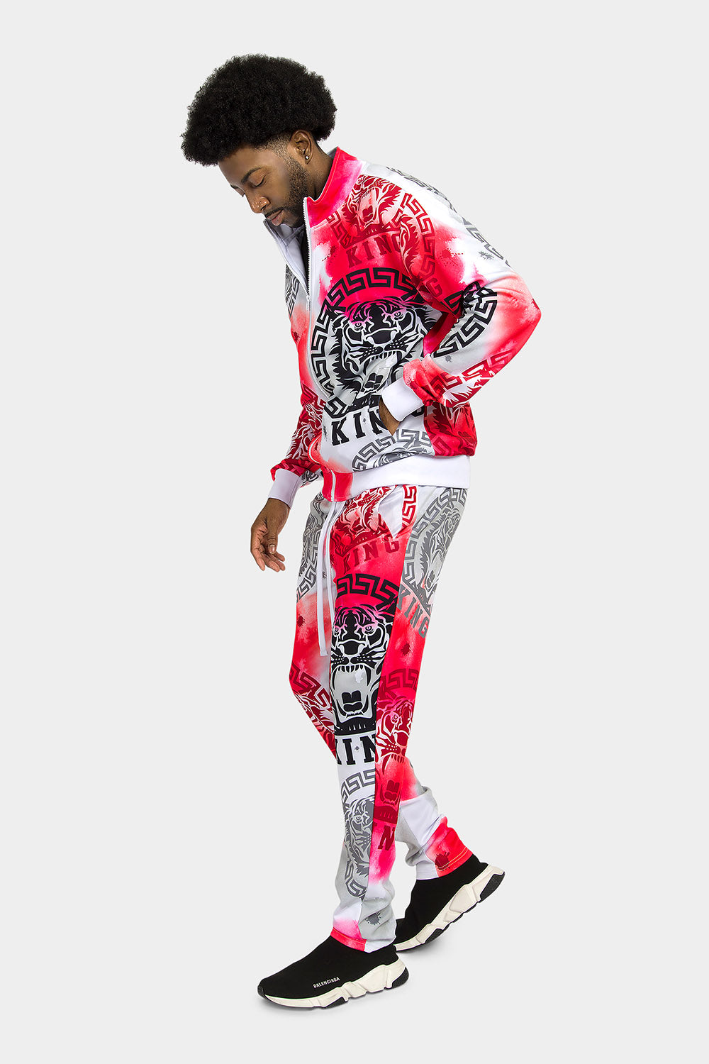 Tie Dye Tiger King Tracksuit