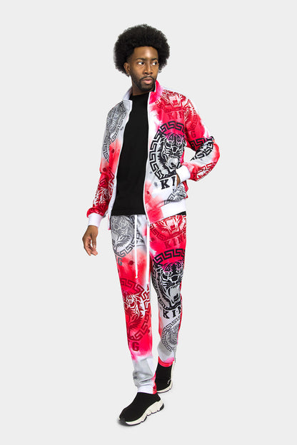 Tie Dye Tiger King Tracksuit