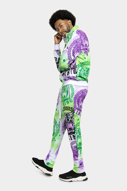 Tie Dye Tiger King Tracksuit