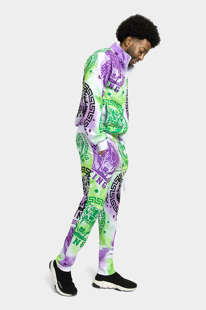 Tie Dye Tiger King Tracksuit