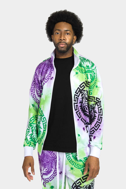 Tie Dye Tiger King Tracksuit