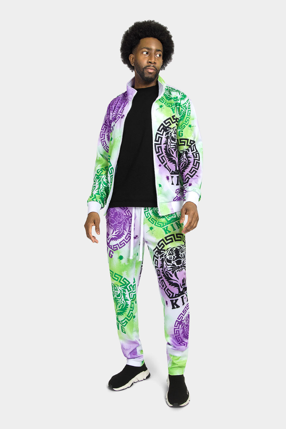 Tie Dye Tiger King Tracksuit