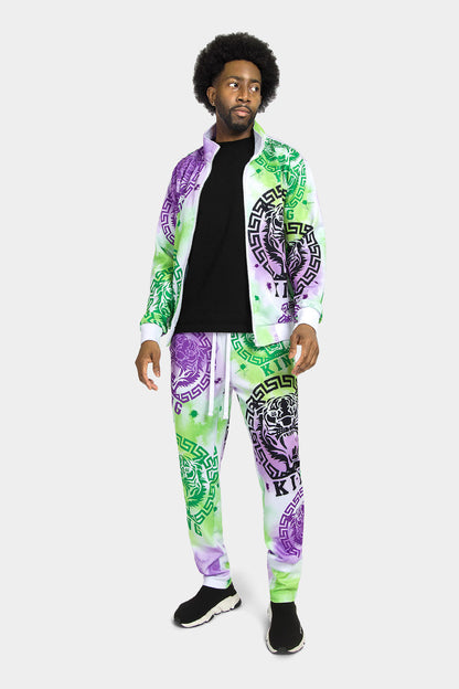 Tie Dye Tiger King Tracksuit