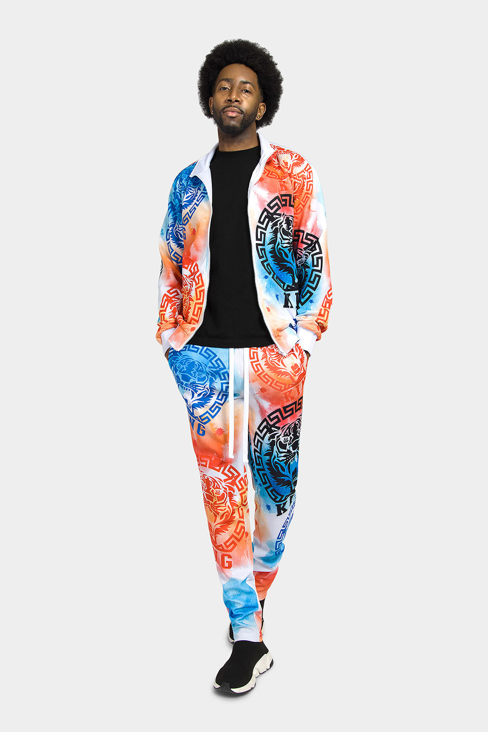 Tie Dye Tiger King Tracksuit