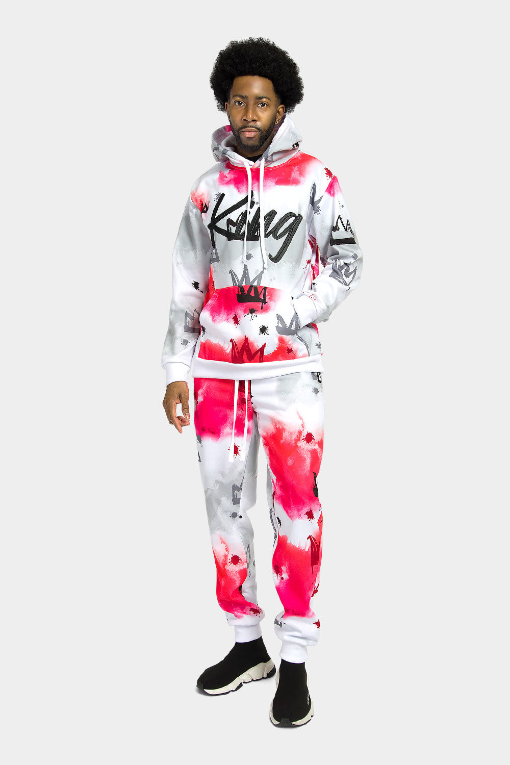 King Tie Dye Fleece Set