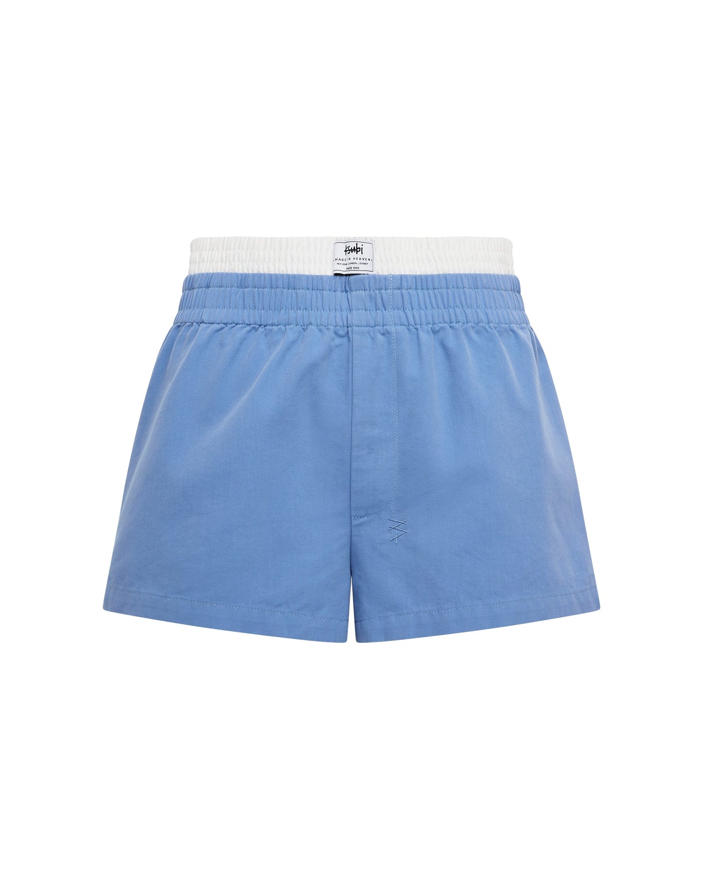 STACKED BOXERS BRIGHT BLUE/WHITE