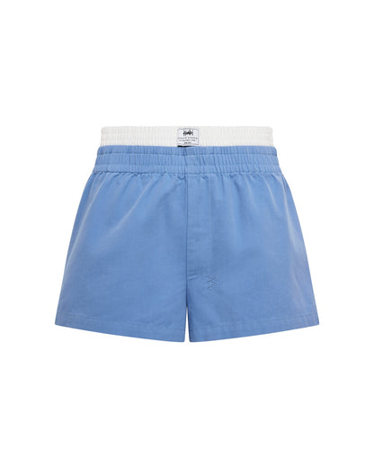 STACKED BOXERS BRIGHT BLUE/WHITE