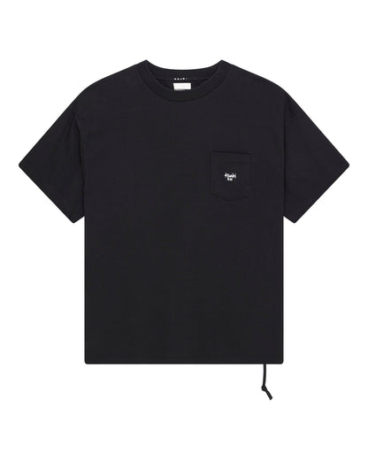 STAMP EKCESS POCKET SS TEE BLACK