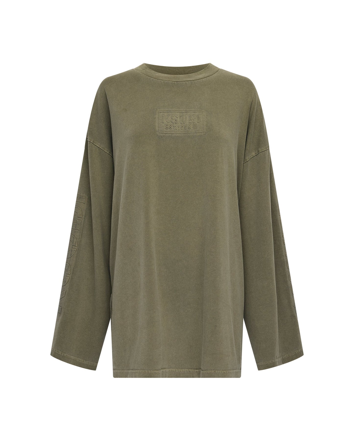 STATE STENCIL BOYFRIEND LS TEE MILITANT