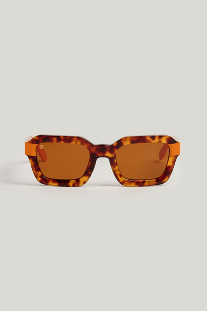 Mika - Sunglasses in Orange & Tortoiseshell