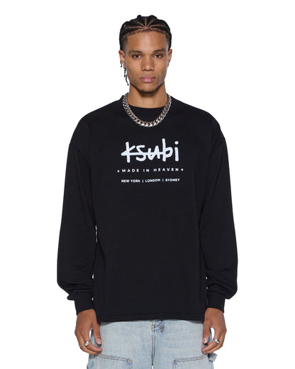 PLATED LS TEE BLACK
