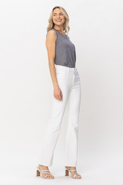 Judy Blue Ecru Bootcut Jeans