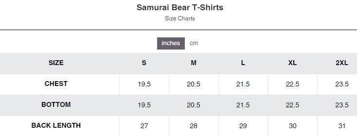 Men's Samurai Bear Graphic T-Shirt