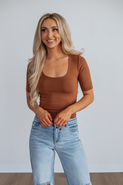 Spader Basic Top - Cinnamon