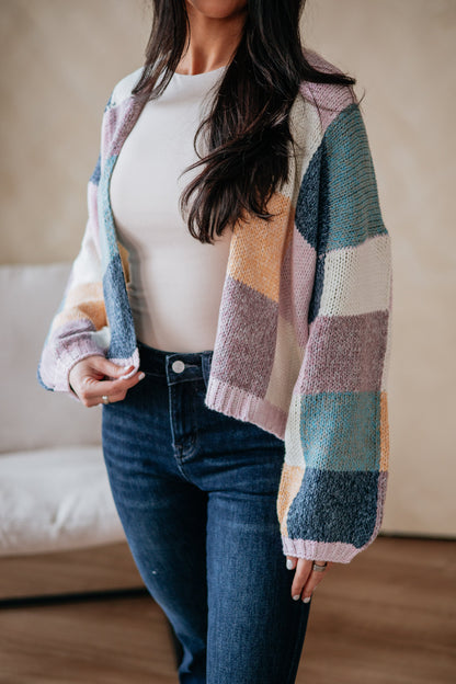Reina Colorblock Cardigan