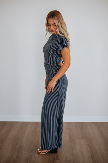 Raleigh Striped Jumpsuit