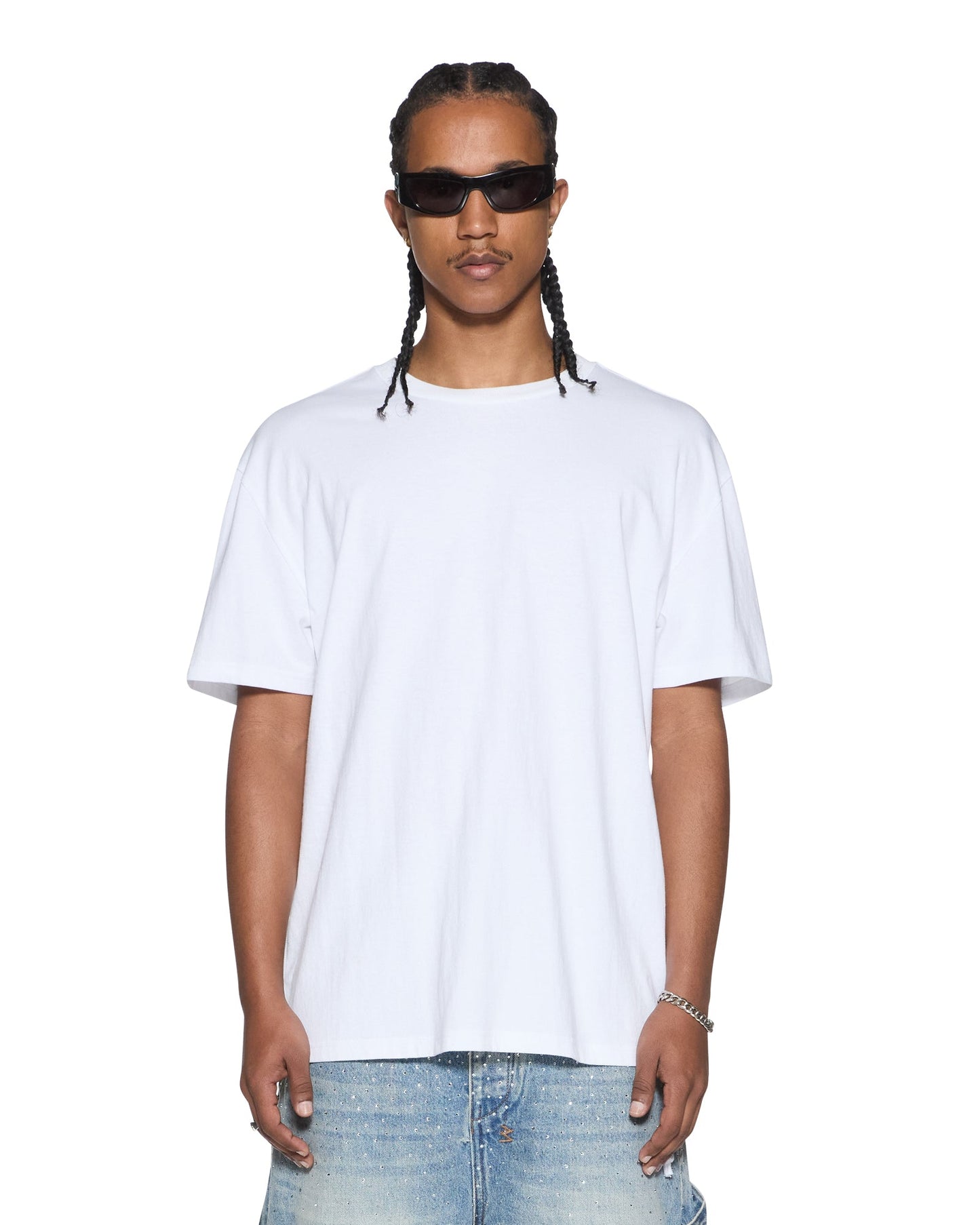4X4 BIGGIE SS TEE TRU WHITE/BLUE