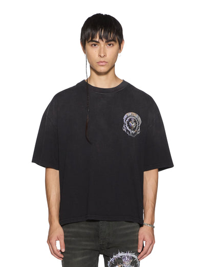 ANGUISH HALEN SS TEE JET BLACK
