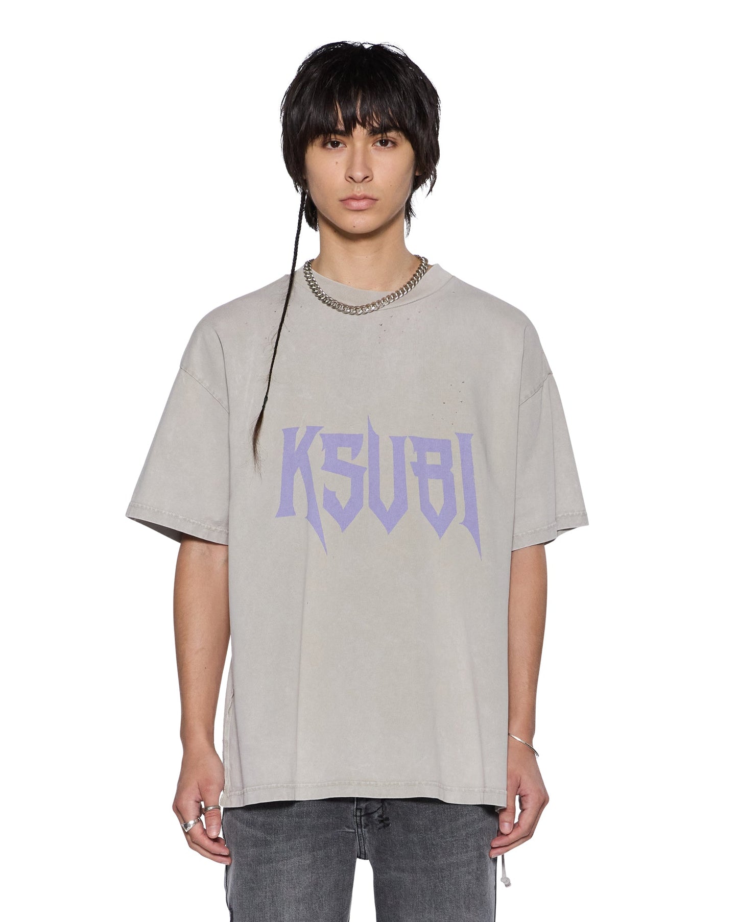 BLASTED EKCESS SS TEE SMOKE GREY