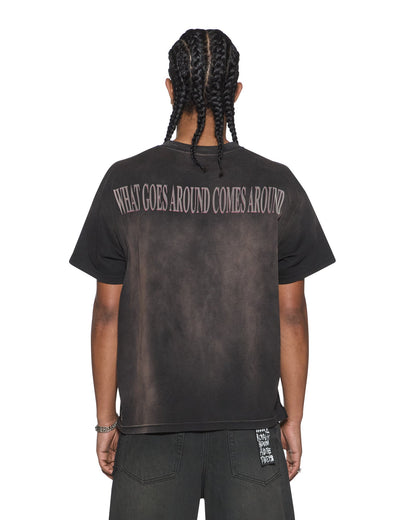 H.W.R SID SS TEE SUNBLEACH BLACK