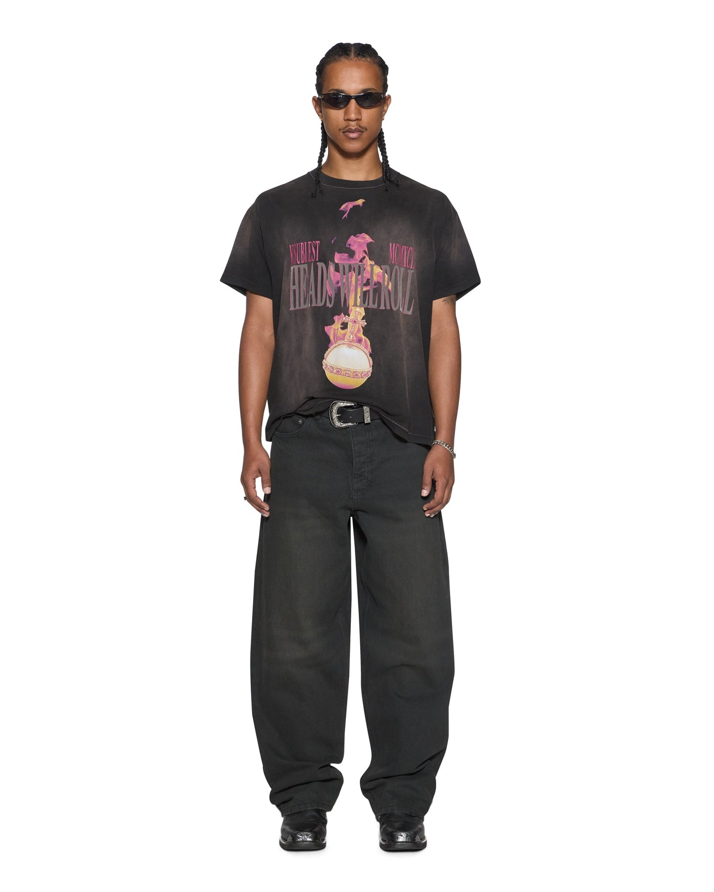 H.W.R SID SS TEE SUNBLEACH BLACK