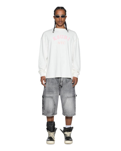 LAYBEL EKCESS LS TEE TRU WHITE