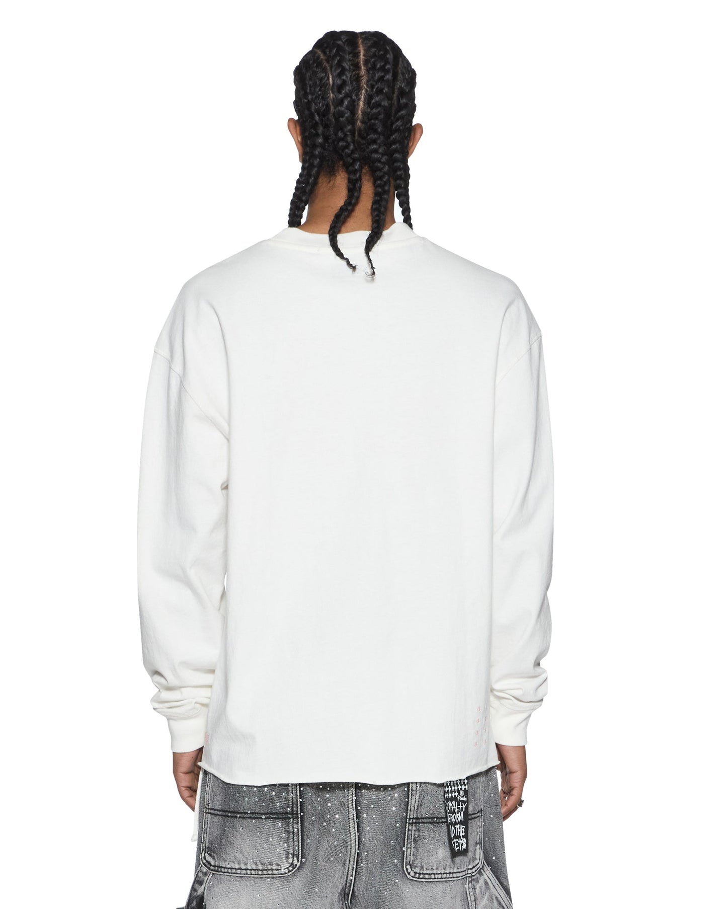 LAYBEL EKCESS LS TEE TRU WHITE
